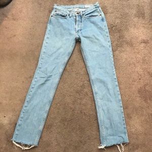 American Apparel High Waisted Mom Jeans, Sz 26